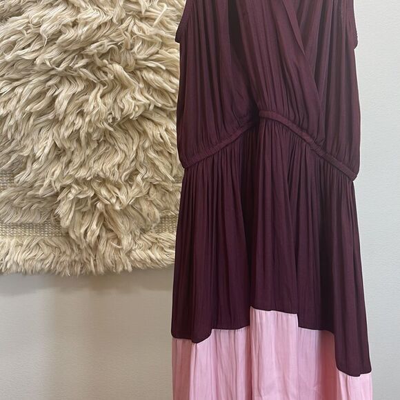 🅢🅐🅛🅔 Anthropologie Cobie Colorblocked Midi Dress 👗   Current Air - Picture 5 of 10